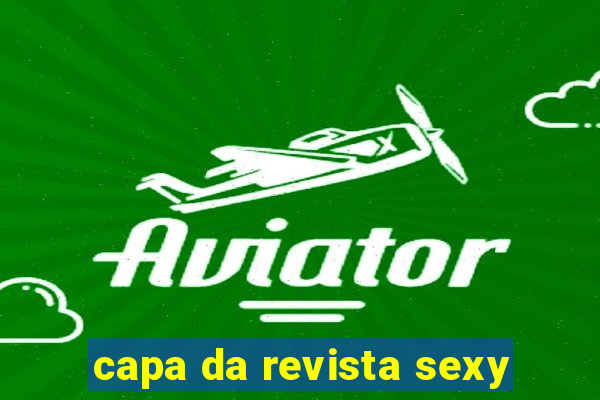 capa da revista sexy